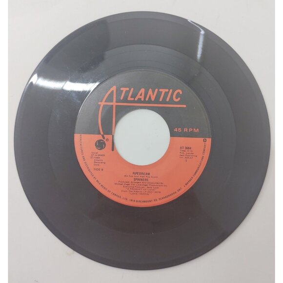 Spinners Pipedream / Love Trippin’ 7" 45 RPM Vinyl 1980 Atlantic - Picture 2 of 5